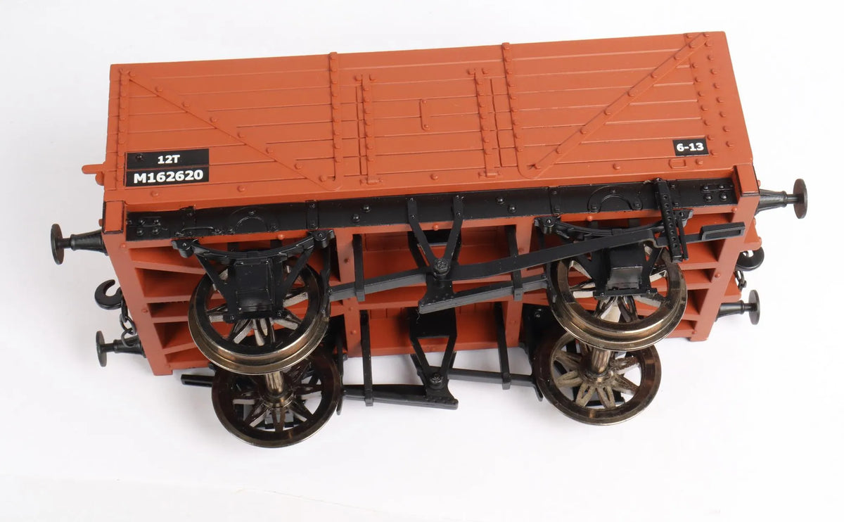 Seven 32mm Accucraft 7 plank wagons