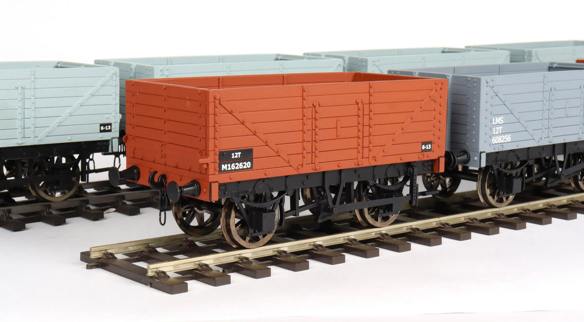 Seven 32mm Accucraft 7 plank wagons