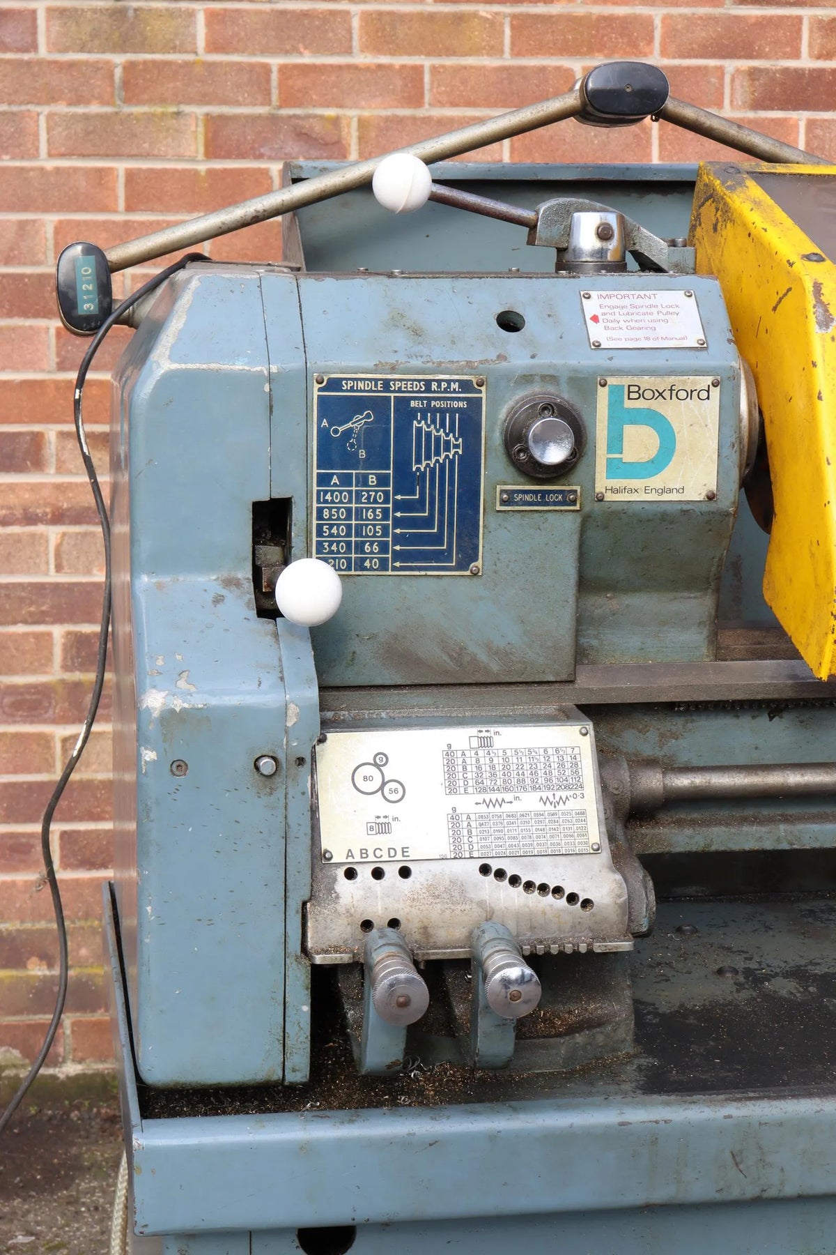 Boxford AUD Mk3 lathe
