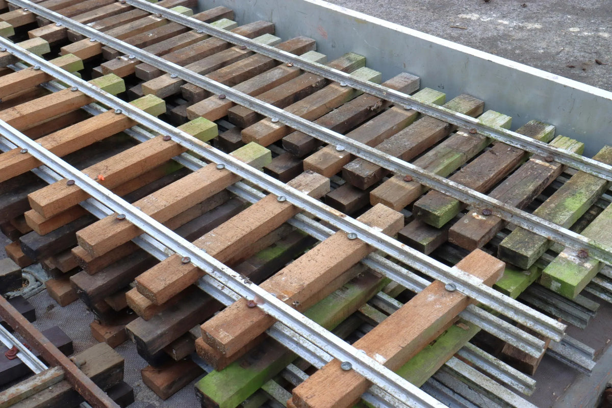 180 feet 7 1/4 inch gauge track