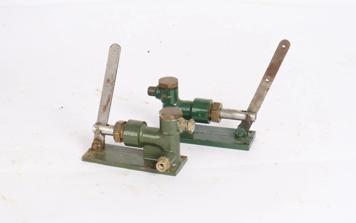Pair of water tanks & hand pumps
