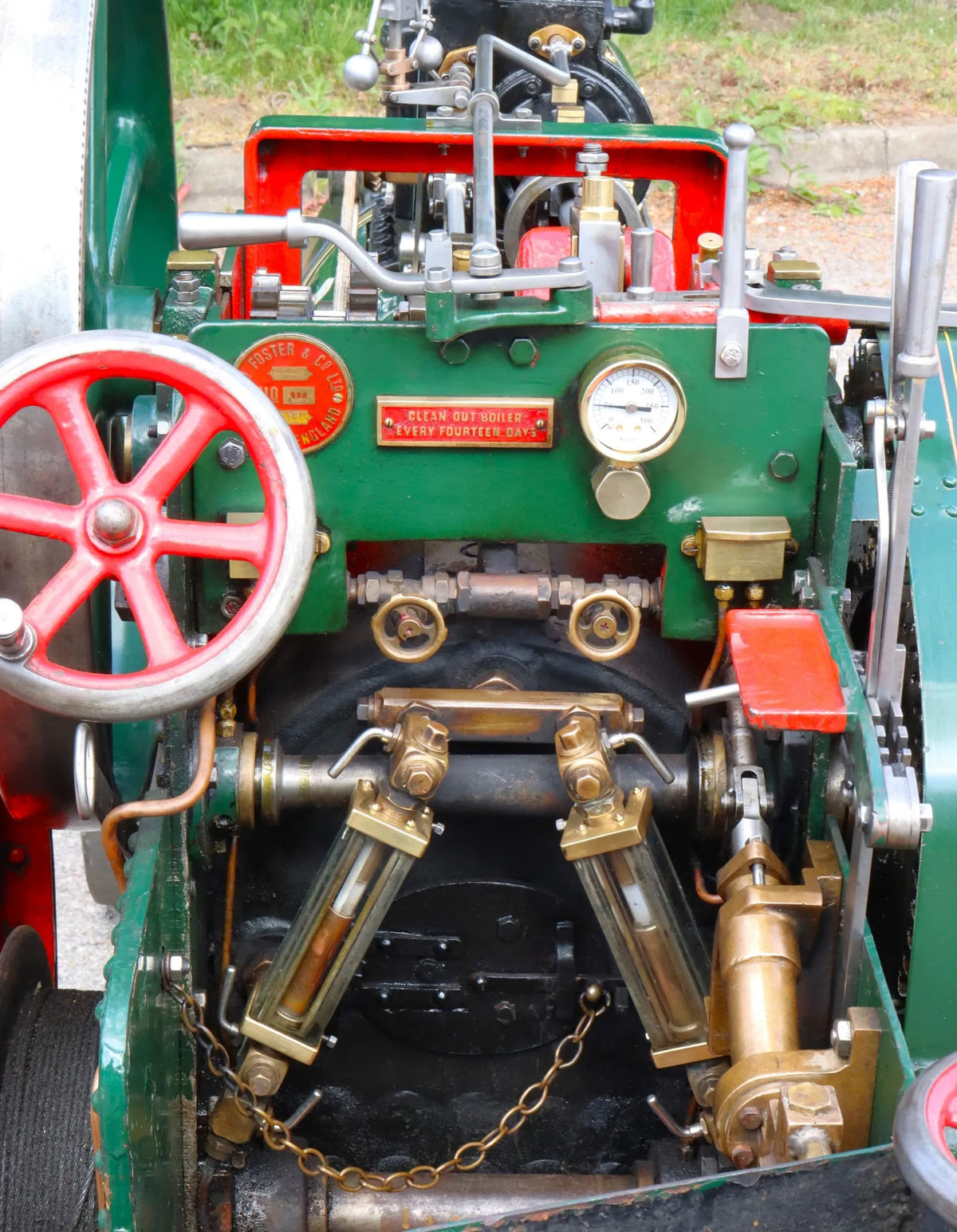 4  inch scale Foster agricultural engine