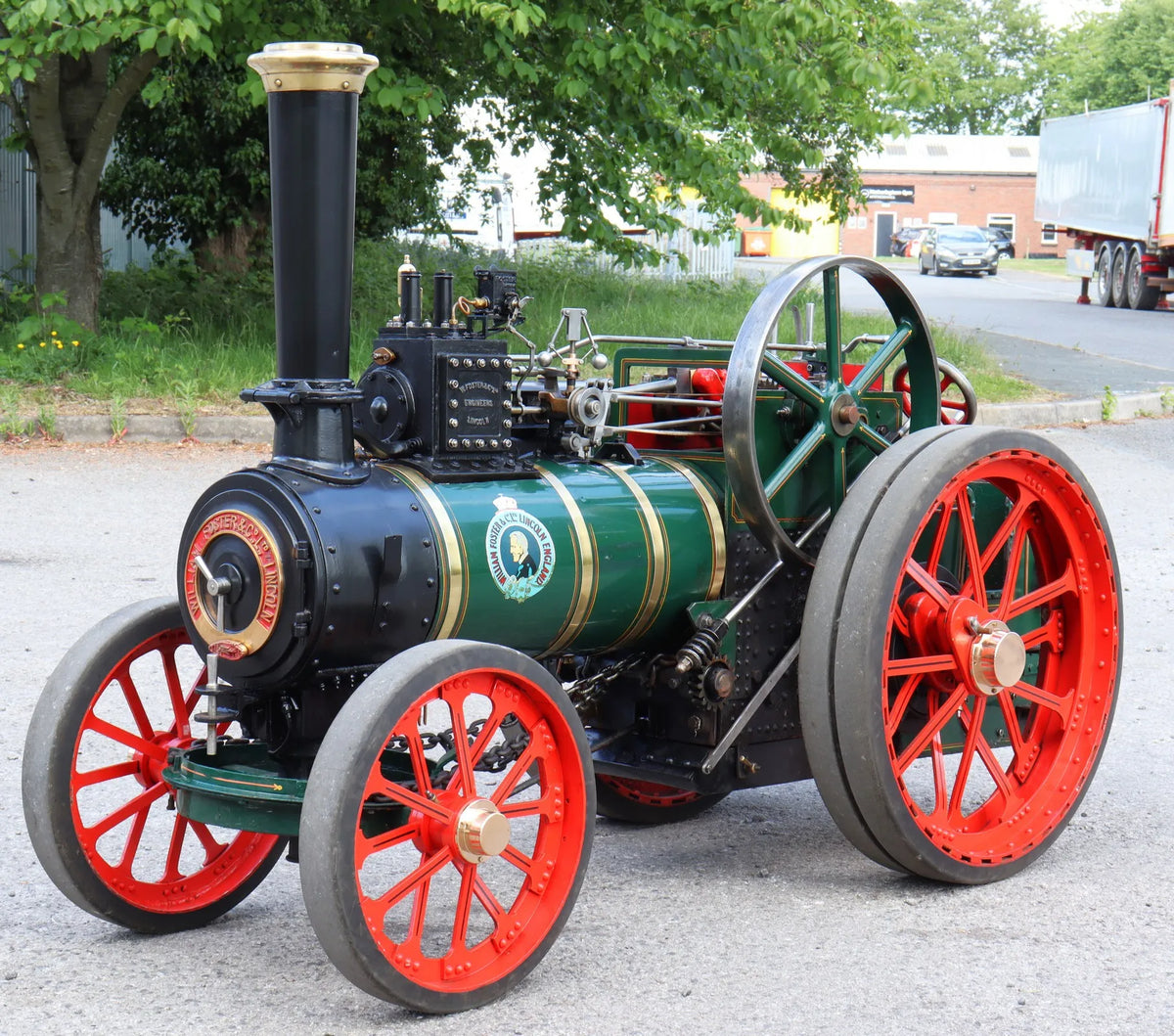 4  inch scale Foster agricultural engine