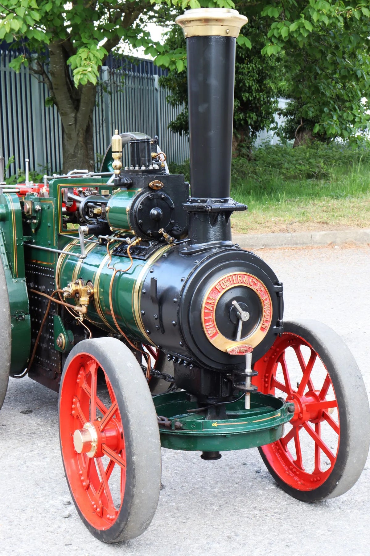 4  inch scale Foster agricultural engine