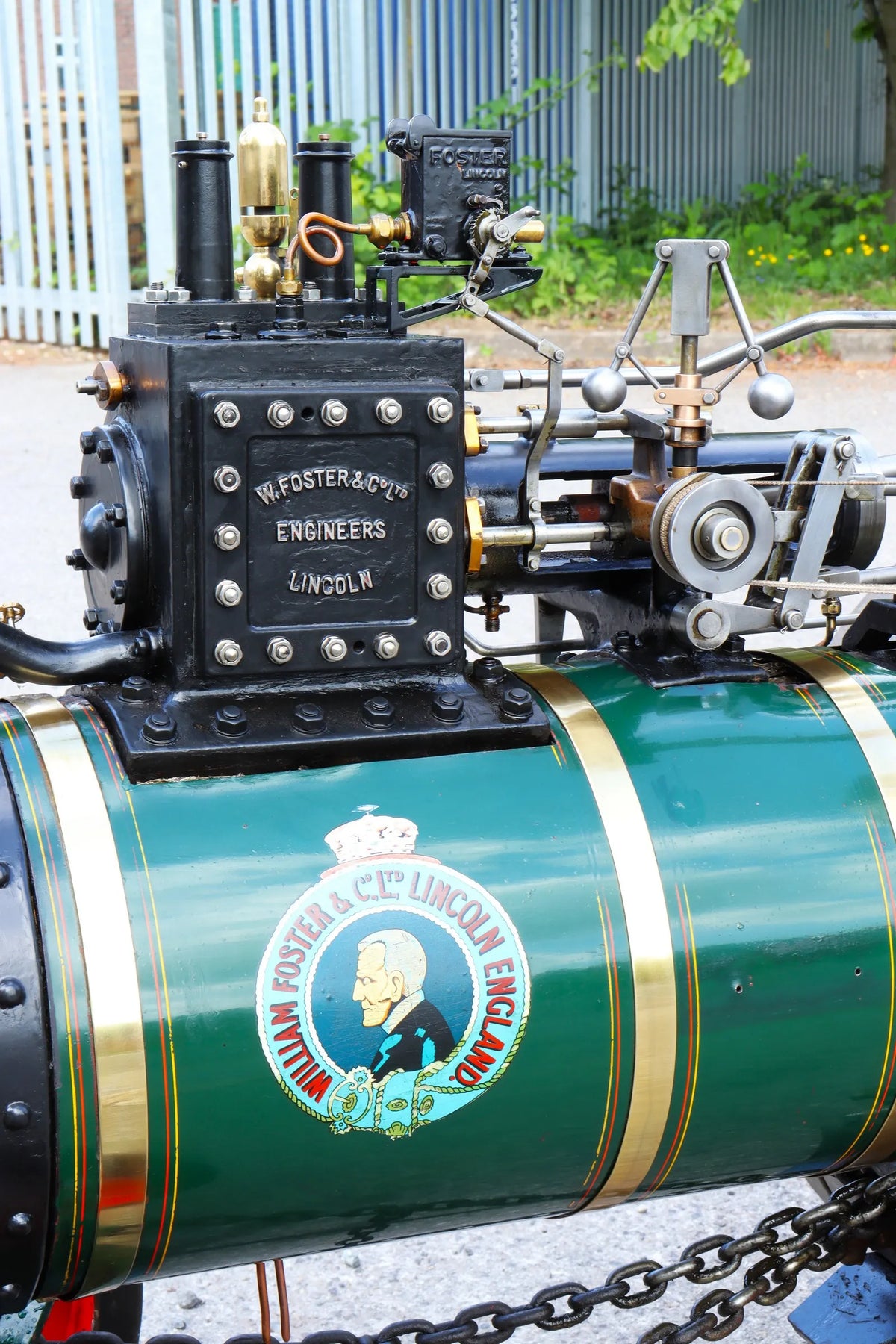 4  inch scale Foster agricultural engine