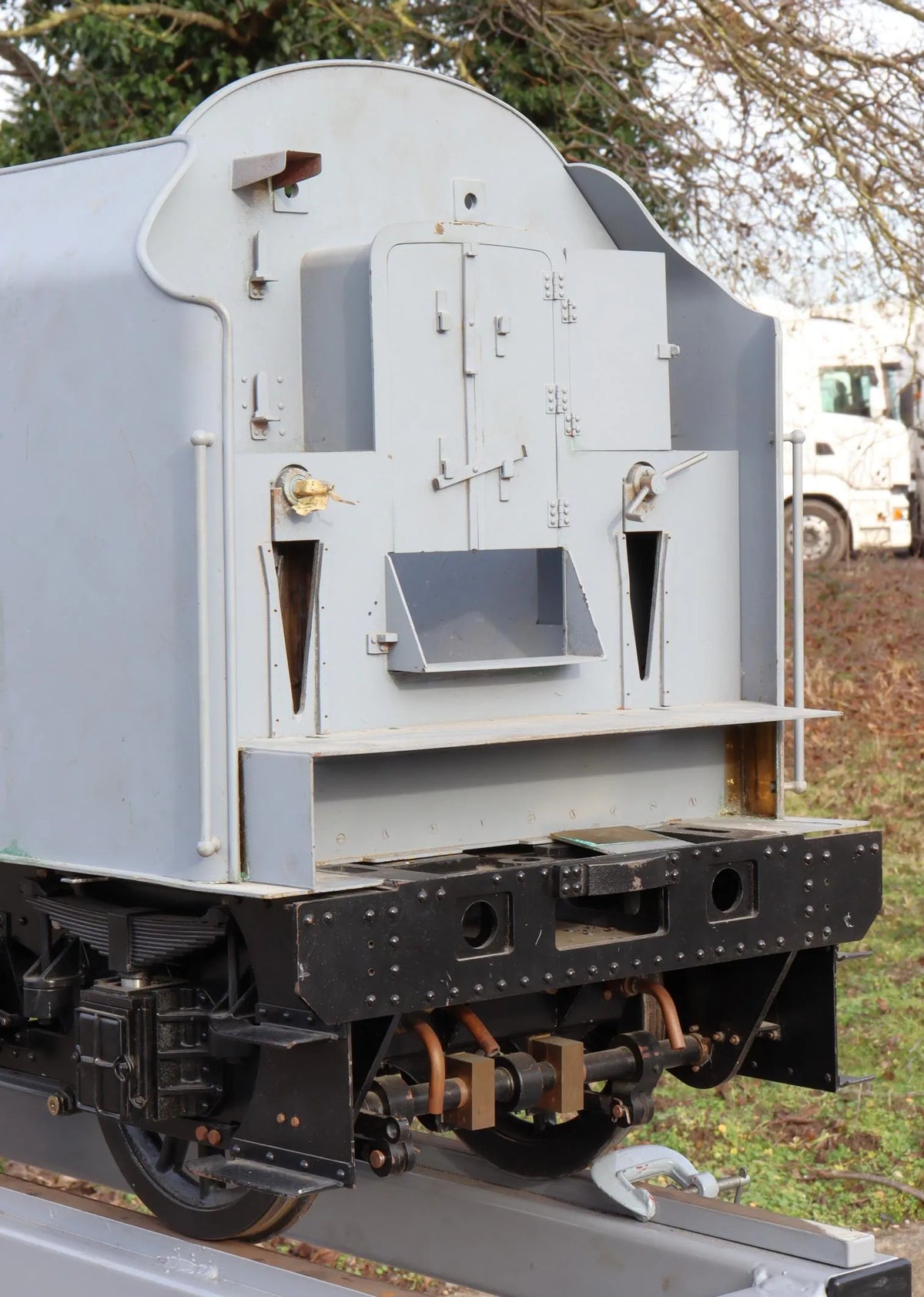 7 1/4 inch gauge LMS Duchess with commercial boiler