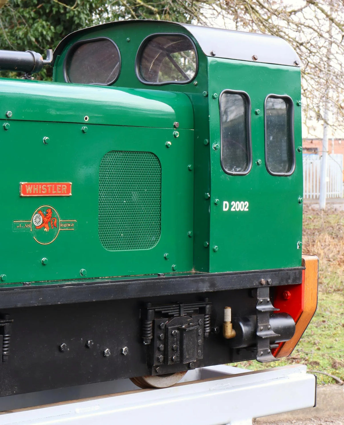 7 1/4 inch gauge Vulcan battery-electric shunter