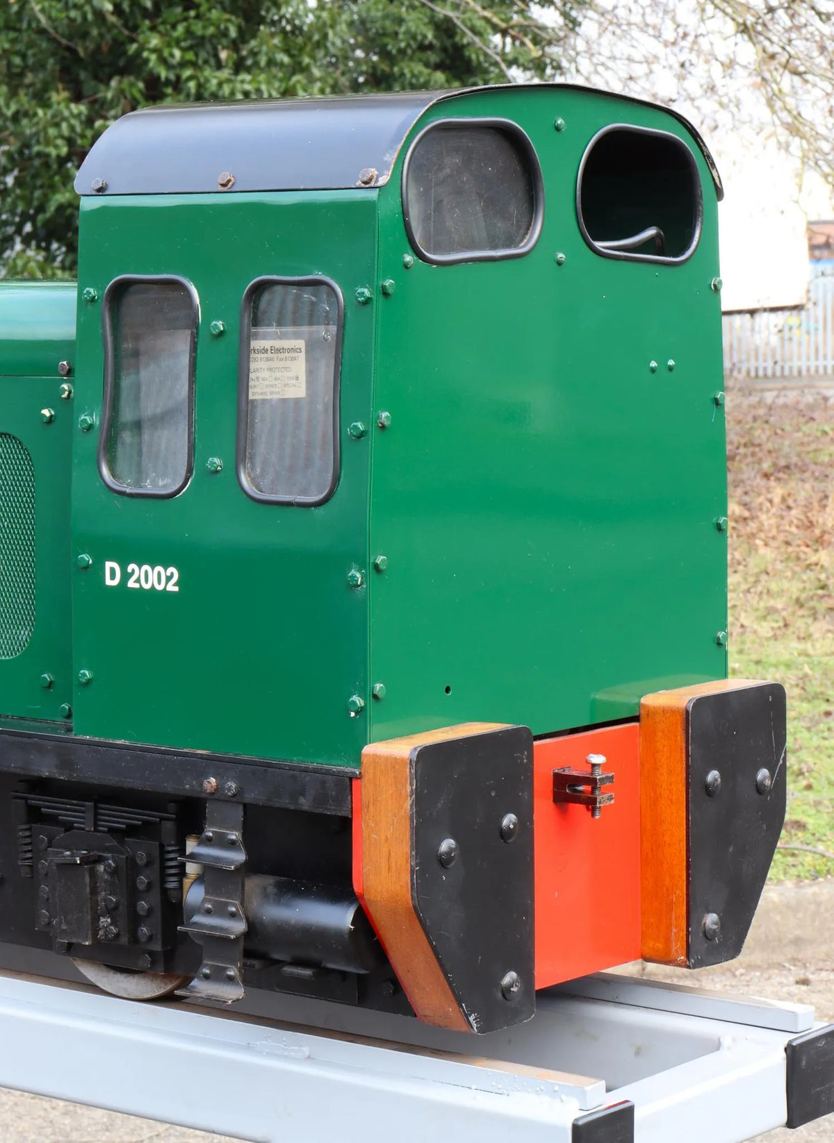7 1/4 inch gauge Vulcan battery-electric shunter