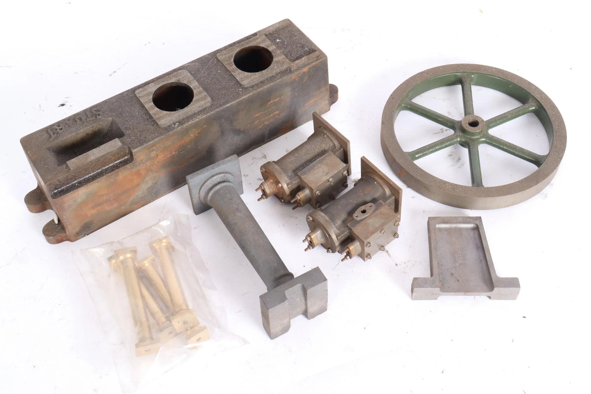 Assorted Stuart stationary engine parts & castings
