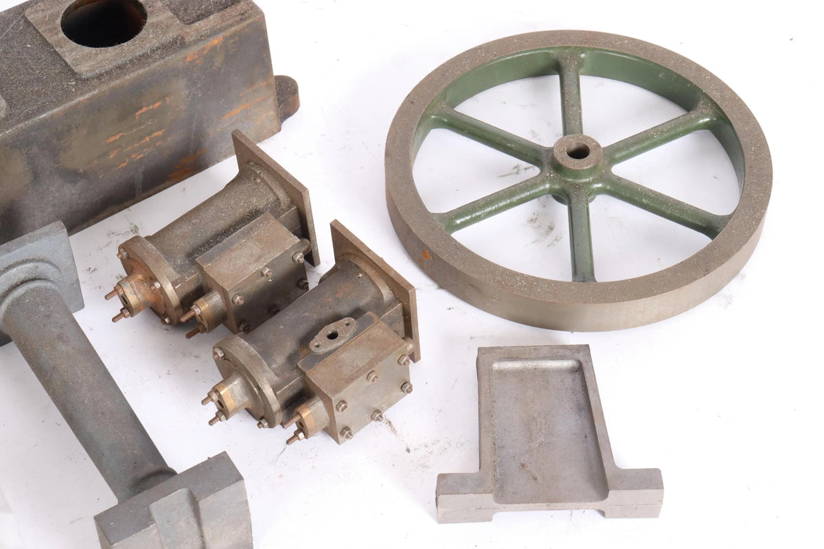 Assorted Stuart stationary engine parts & castings