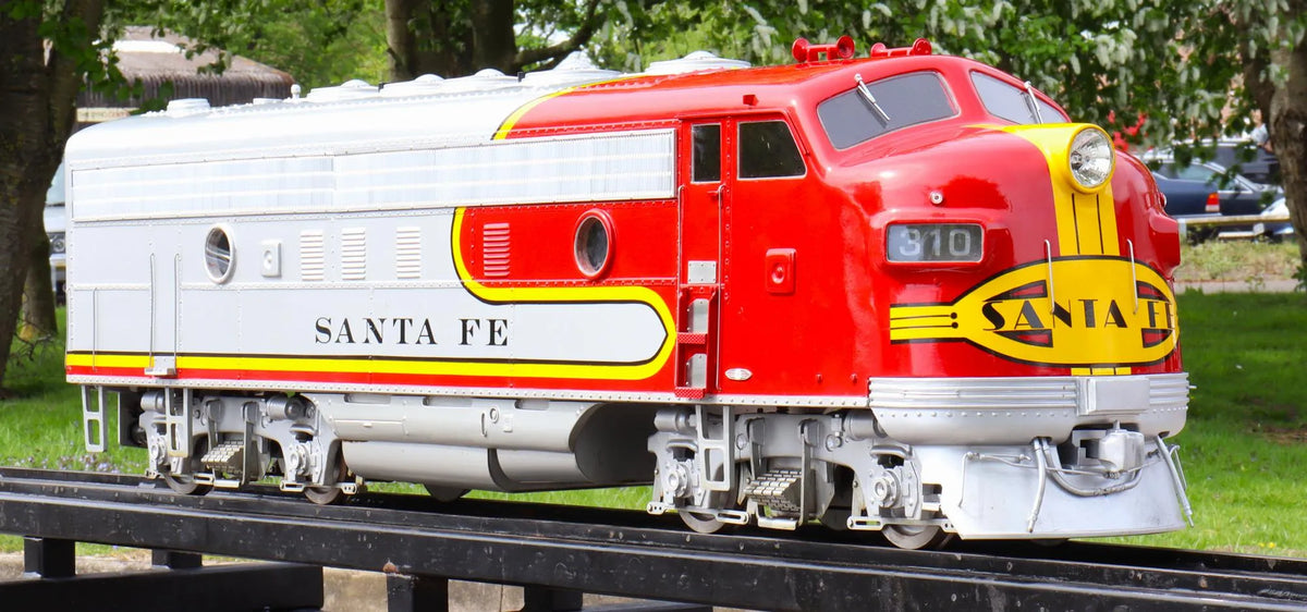 5 inch gauge Santa Fe F7