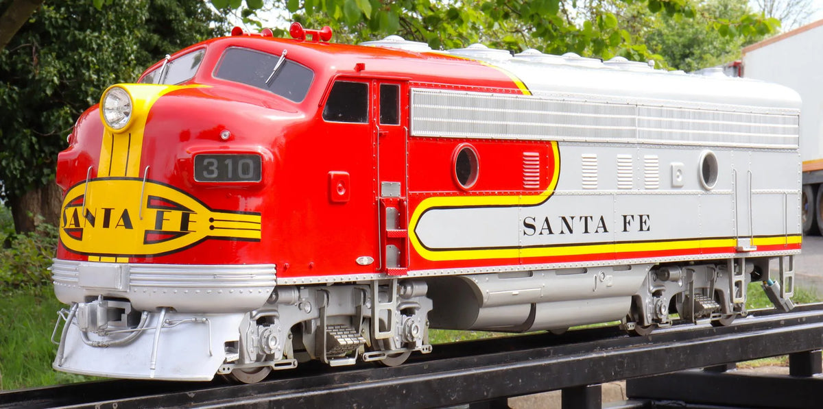 5 inch gauge Santa Fe F7