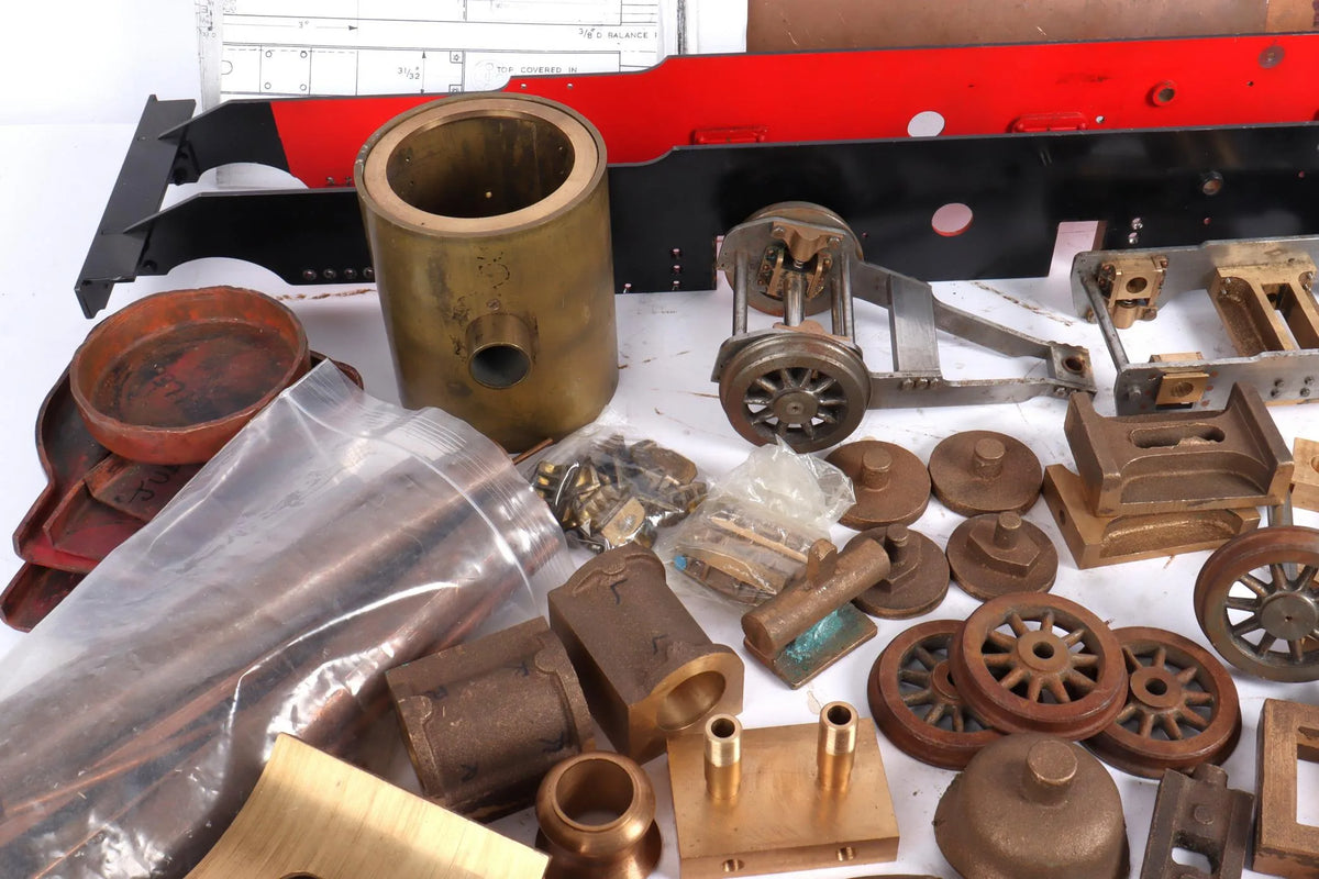 3 1/2 inch gauge Stanier 2-6-4T castings & boiler kit