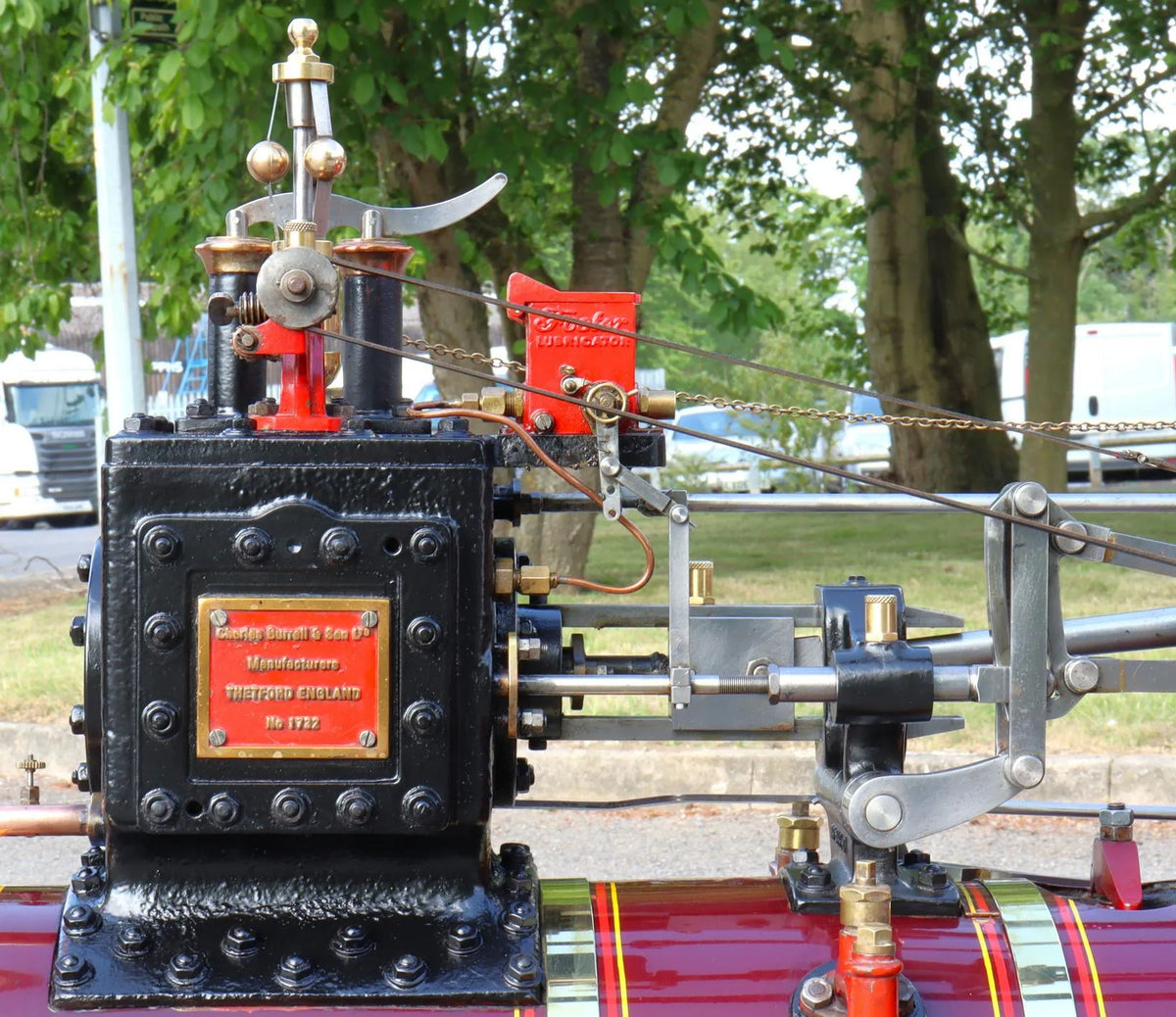4 inch scale Burrell agricultural engine