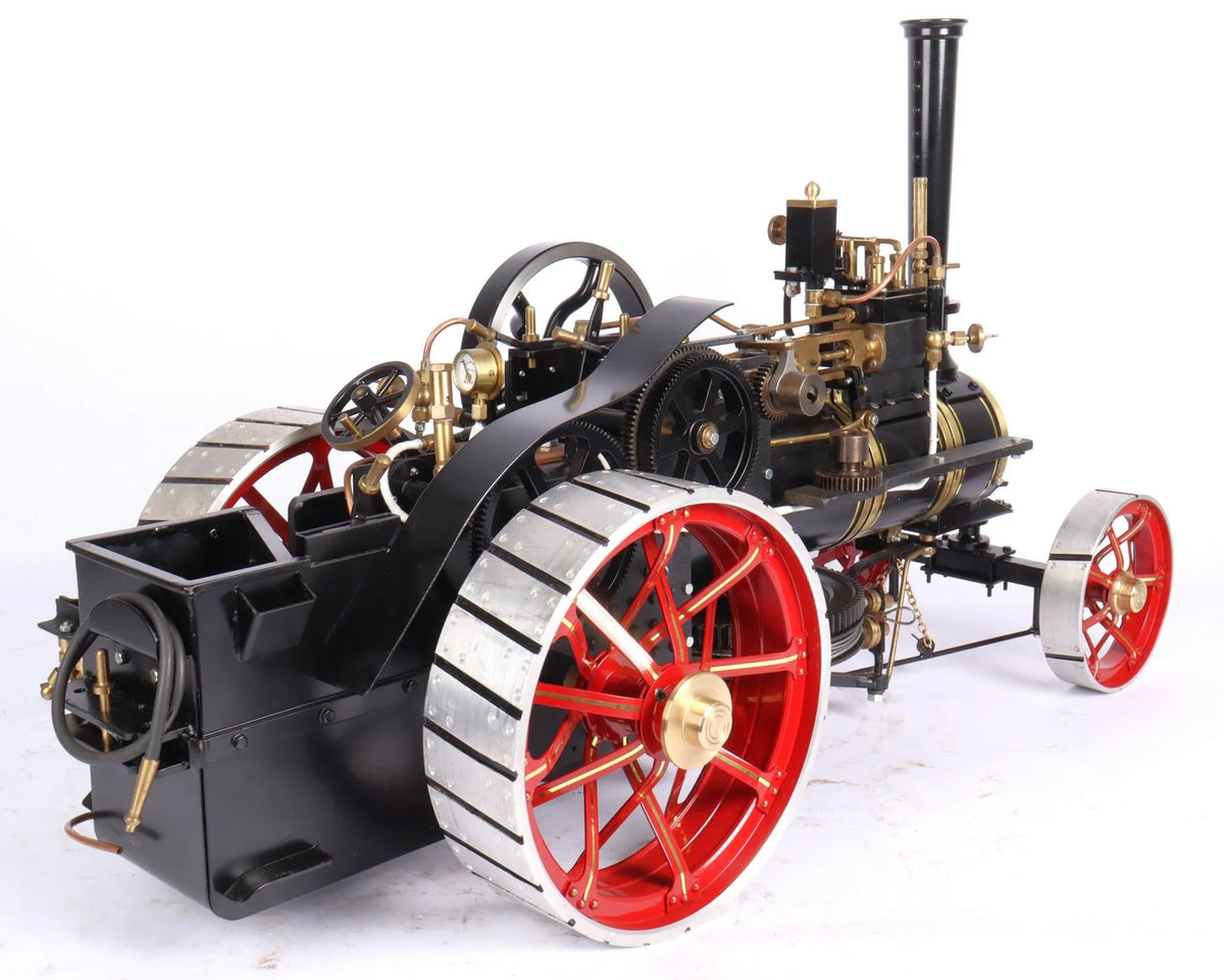Pair of Markie Burrell Ploughing engines with water bowser & balance plough