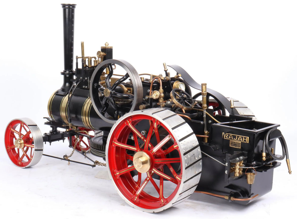 Pair of Markie Burrell Ploughing engines with water bowser & balance plough