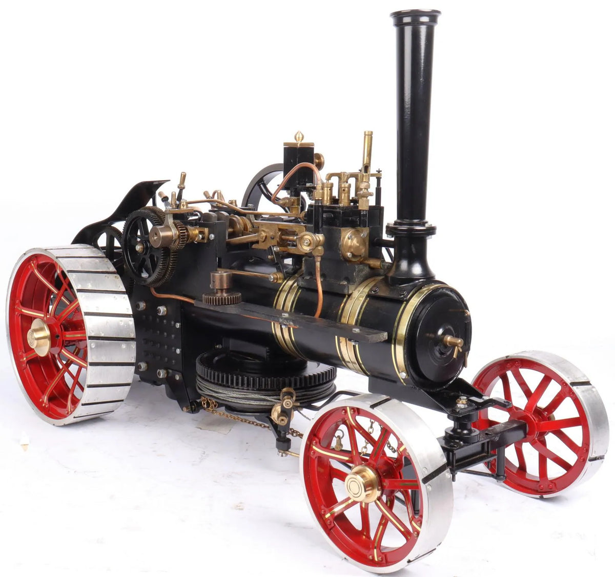 Pair of Markie Burrell Ploughing engines with water bowser & balance plough
