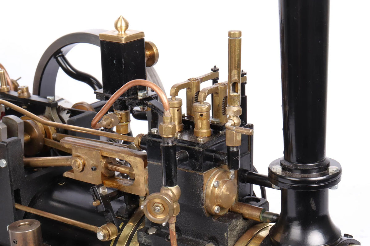 Pair of Markie Burrell Ploughing engines with water bowser & balance plough