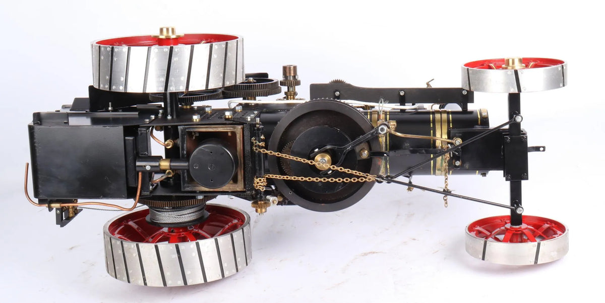 Pair of Markie Burrell Ploughing engines with water bowser & balance plough