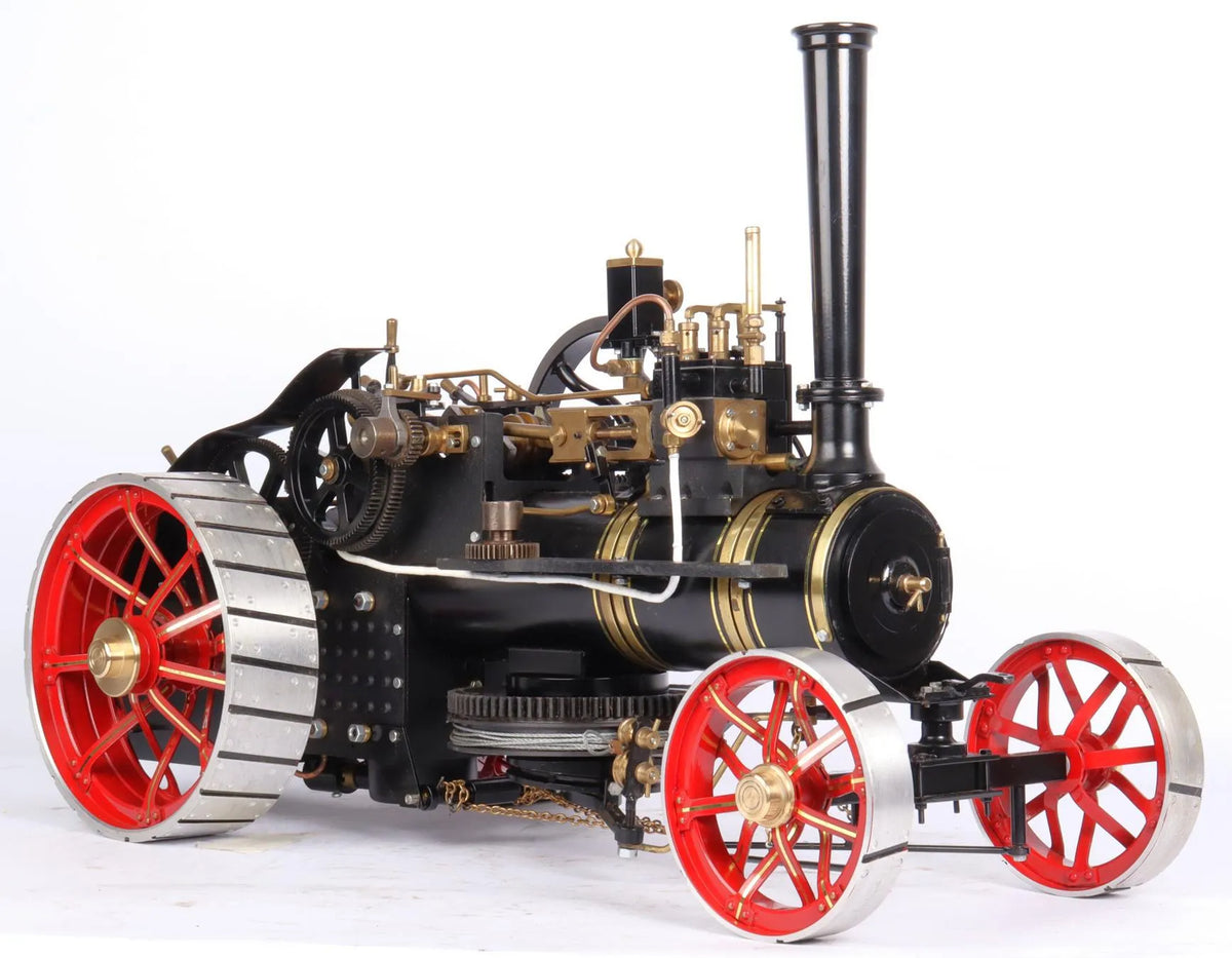 Pair of Markie Burrell Ploughing engines with water bowser & balance plough