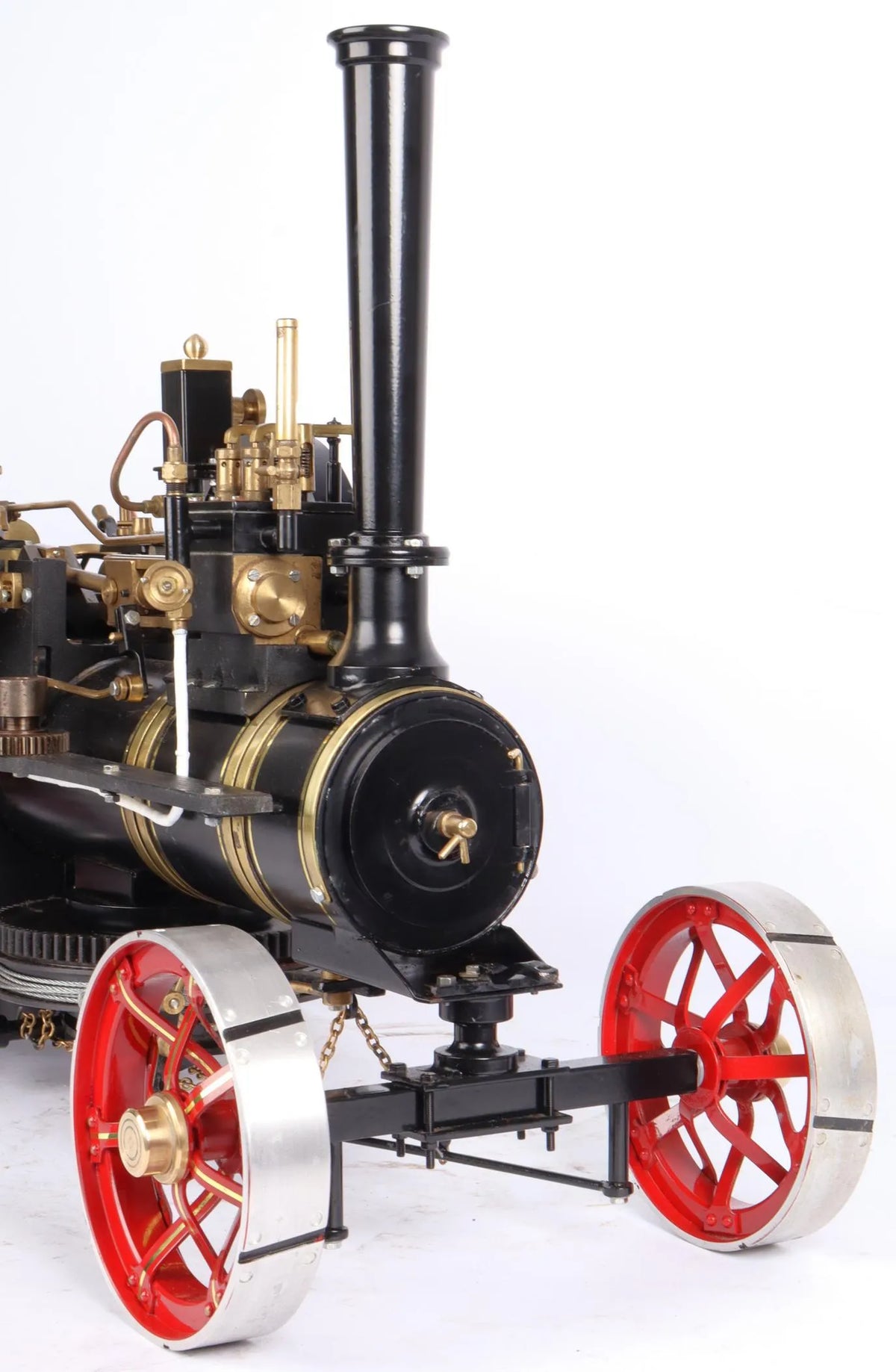 Pair of Markie Burrell Ploughing engines with water bowser & balance plough
