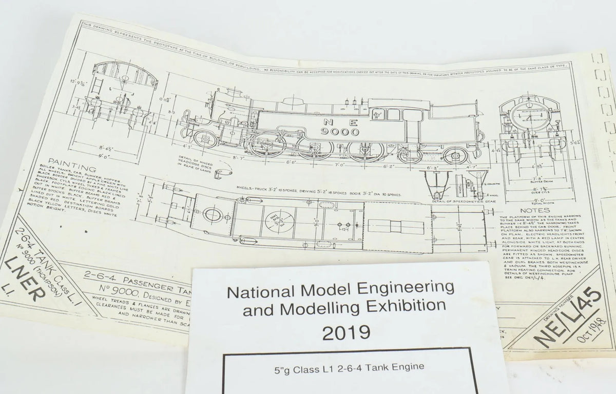 5 inch gauge LNER L1 2-6-4T