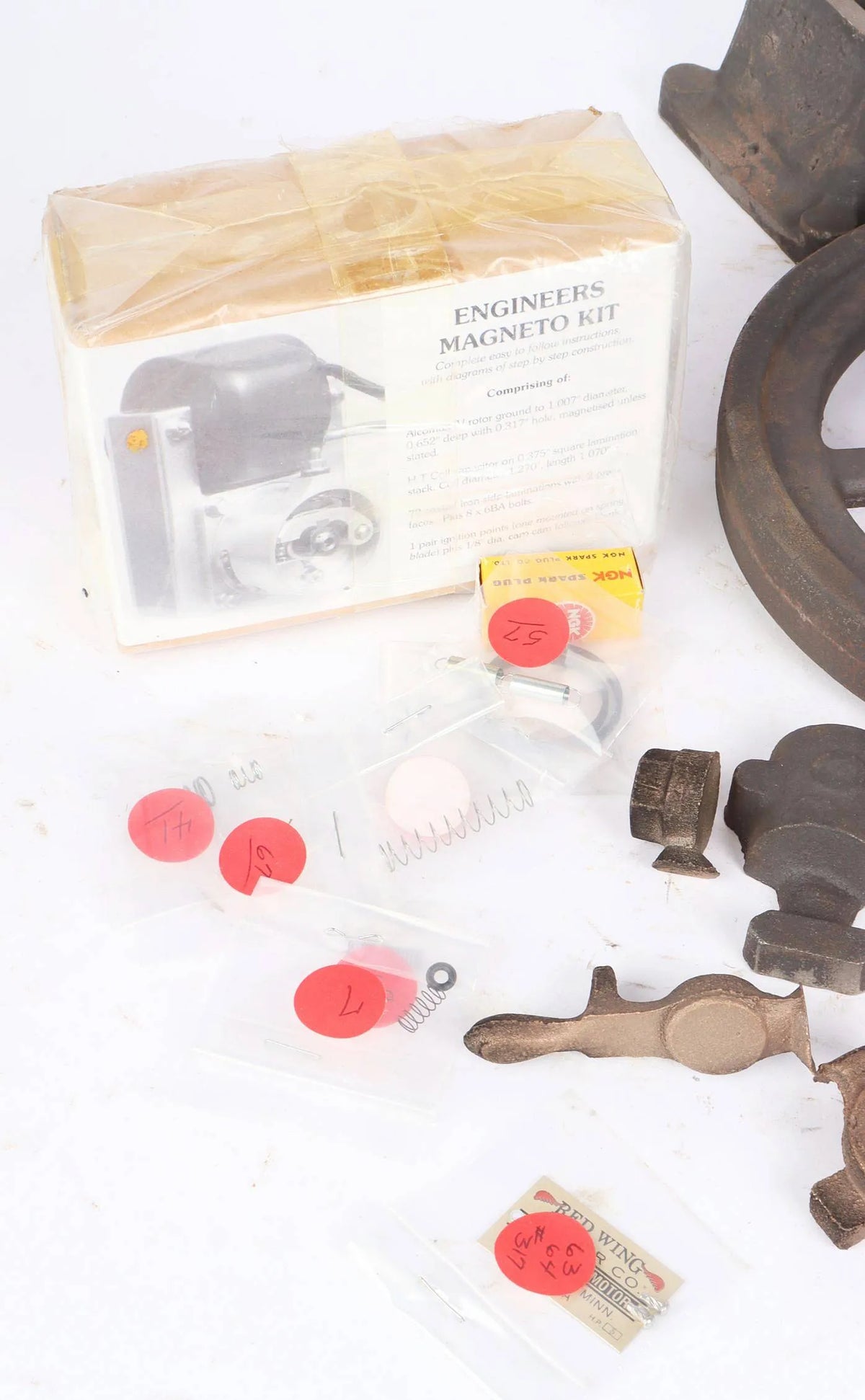 5hp Red Wing castings with Minimag and spark plug