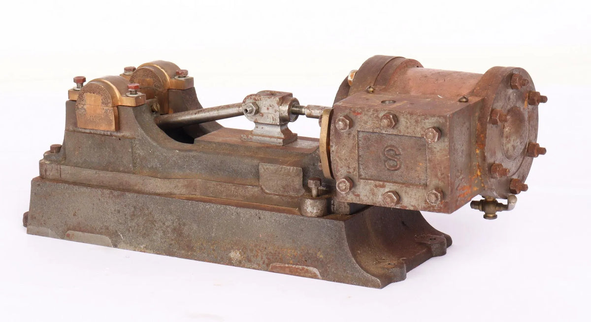 Part-built Stuart No.9 mill engine