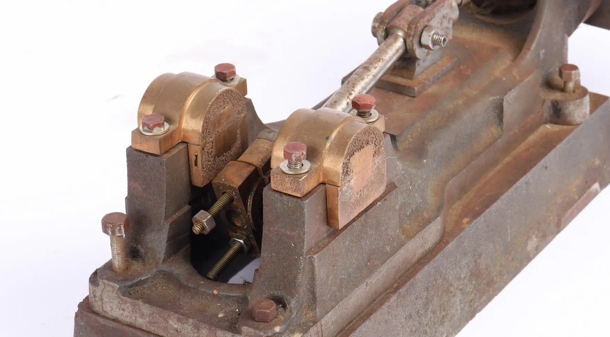 Part-built Stuart No.9 mill engine
