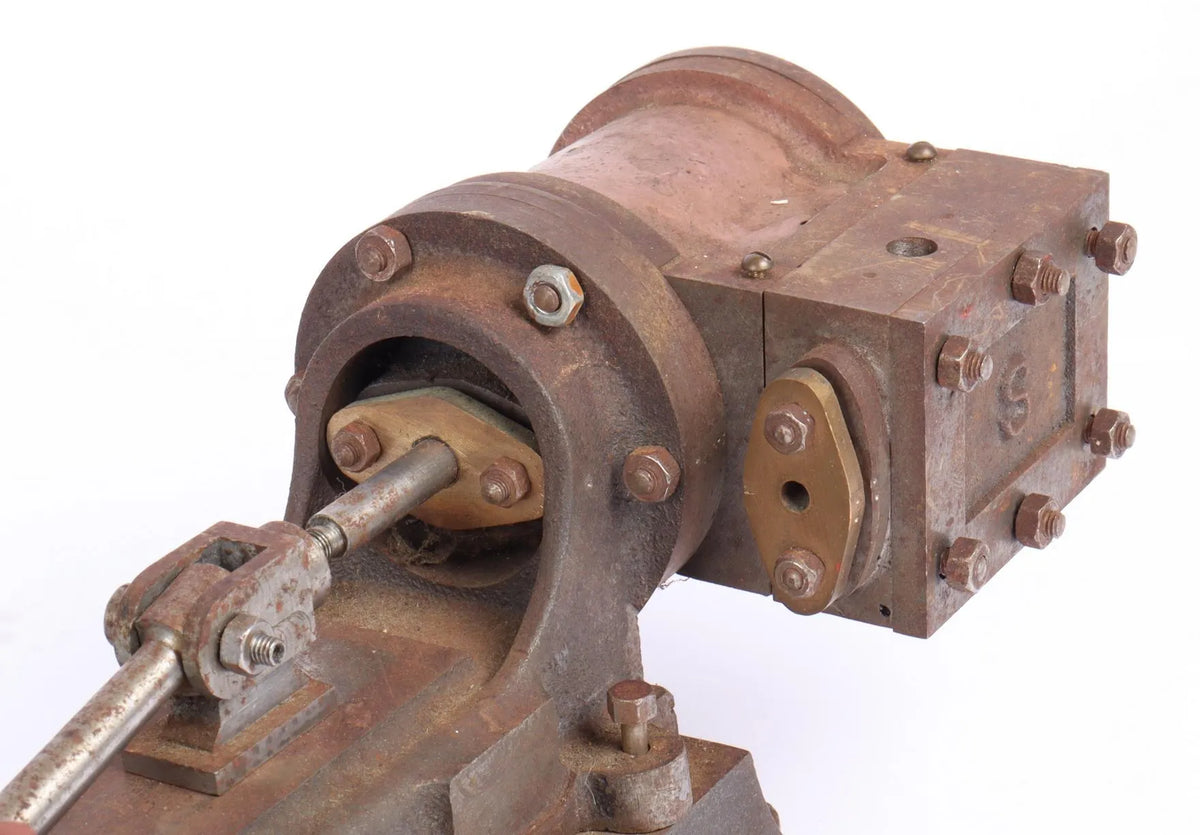Part-built Stuart No.9 mill engine