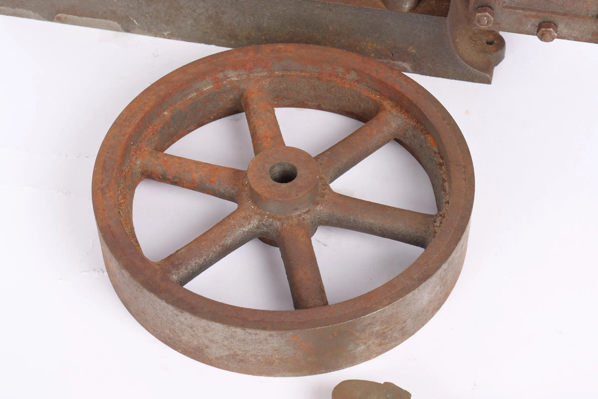 Part-built Stuart No.9 mill engine