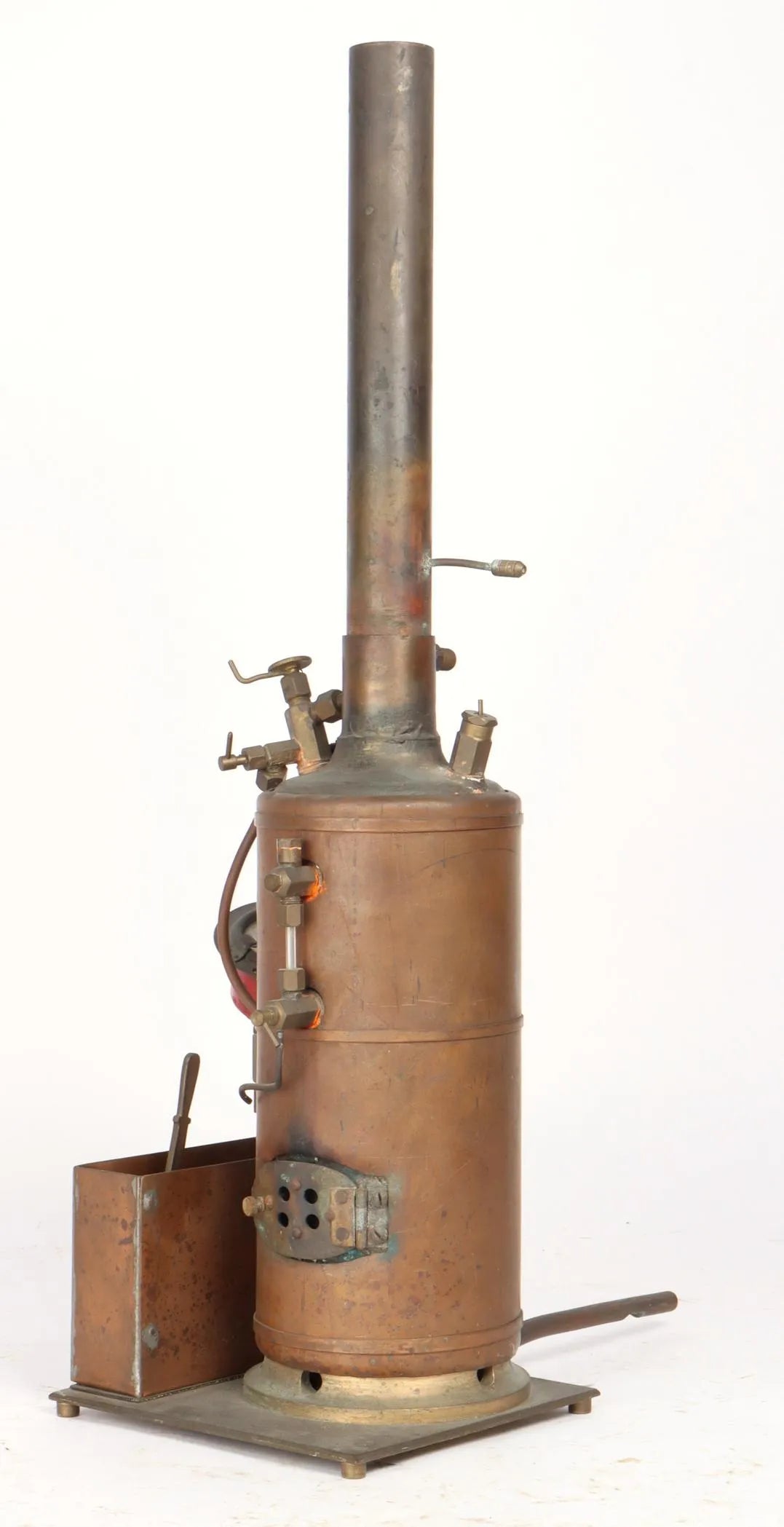 Vertical cross tube boiler