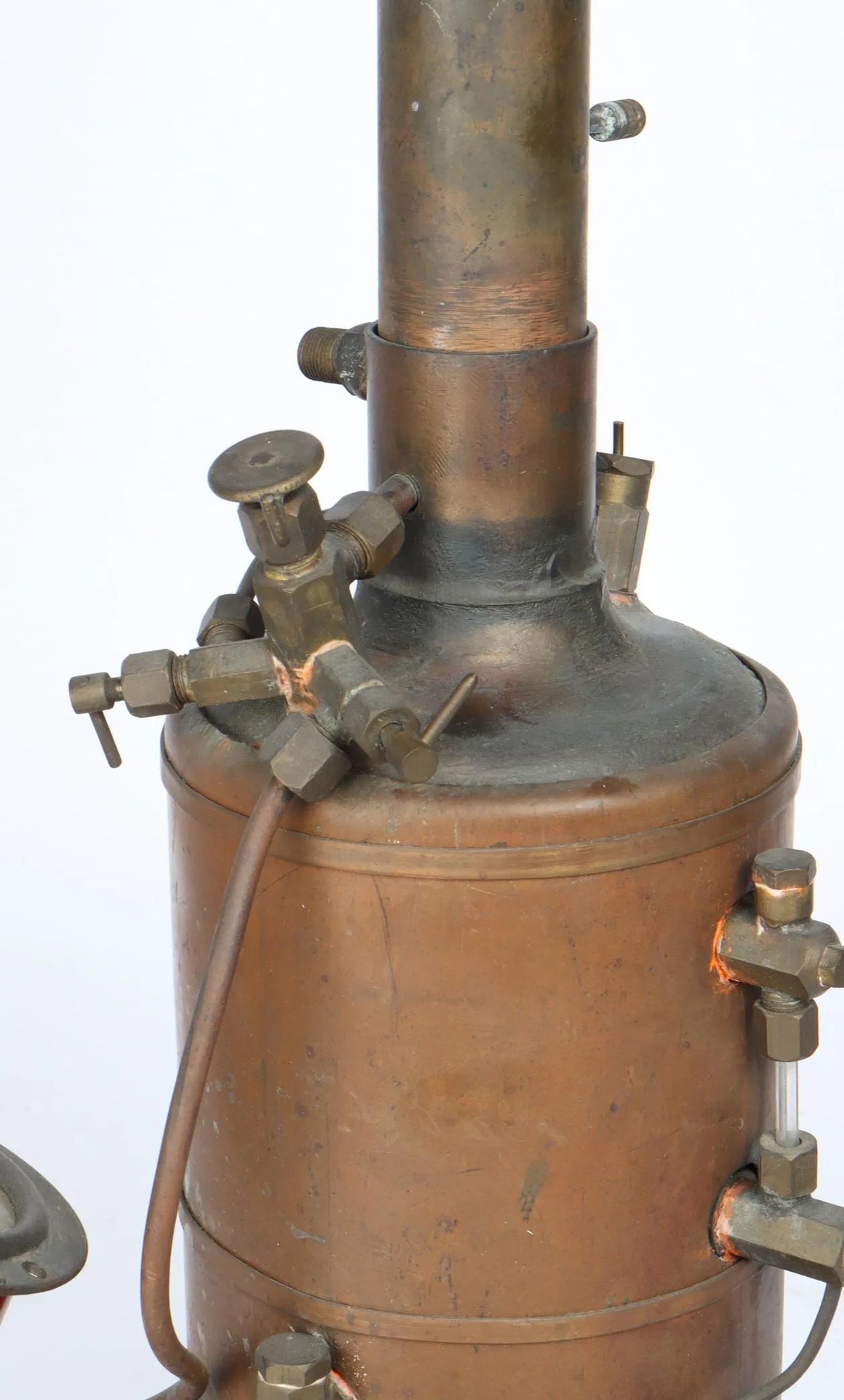 Vertical cross tube boiler