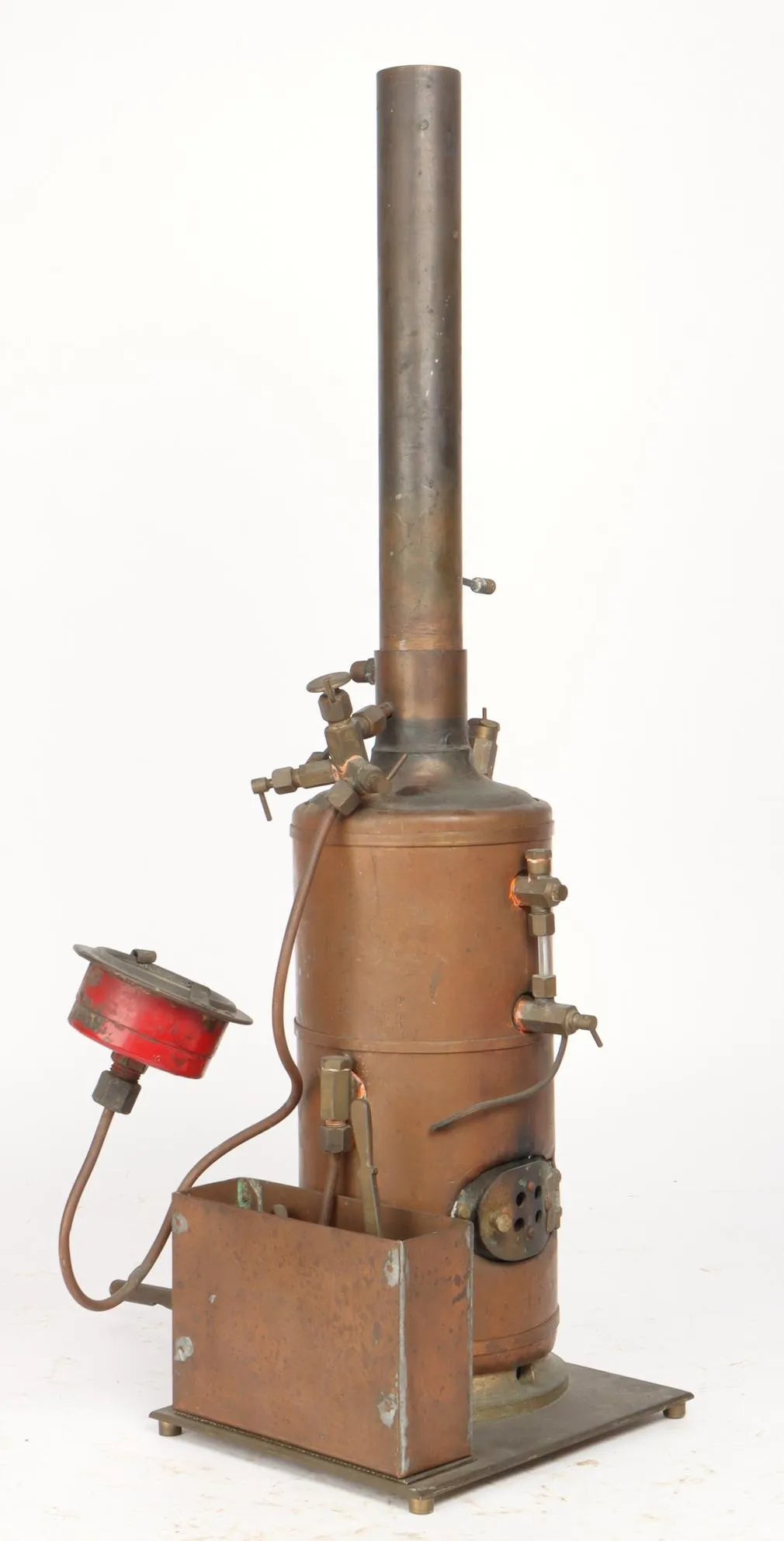 Vertical cross tube boiler