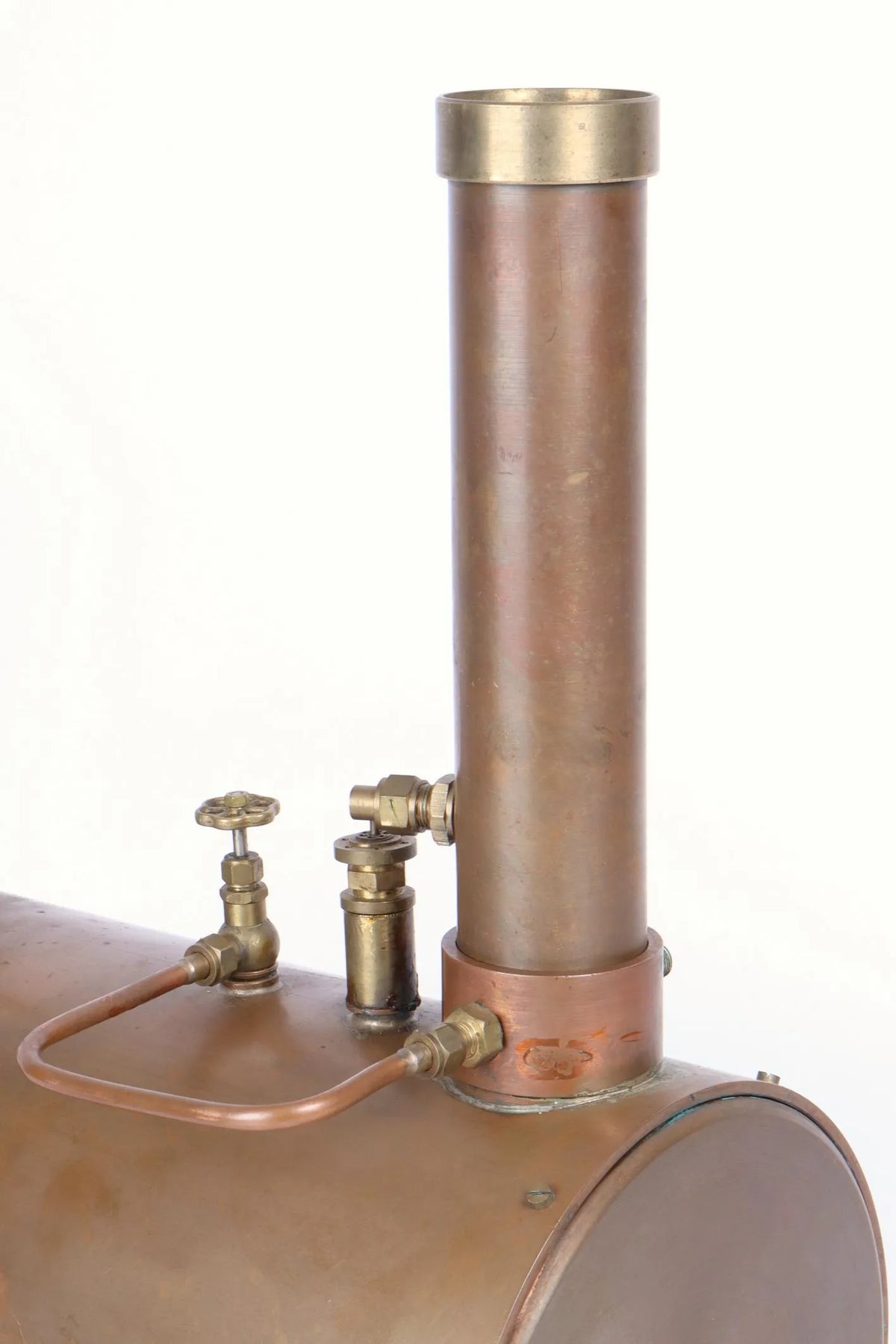 Commercial gas-fired twin flue boiler