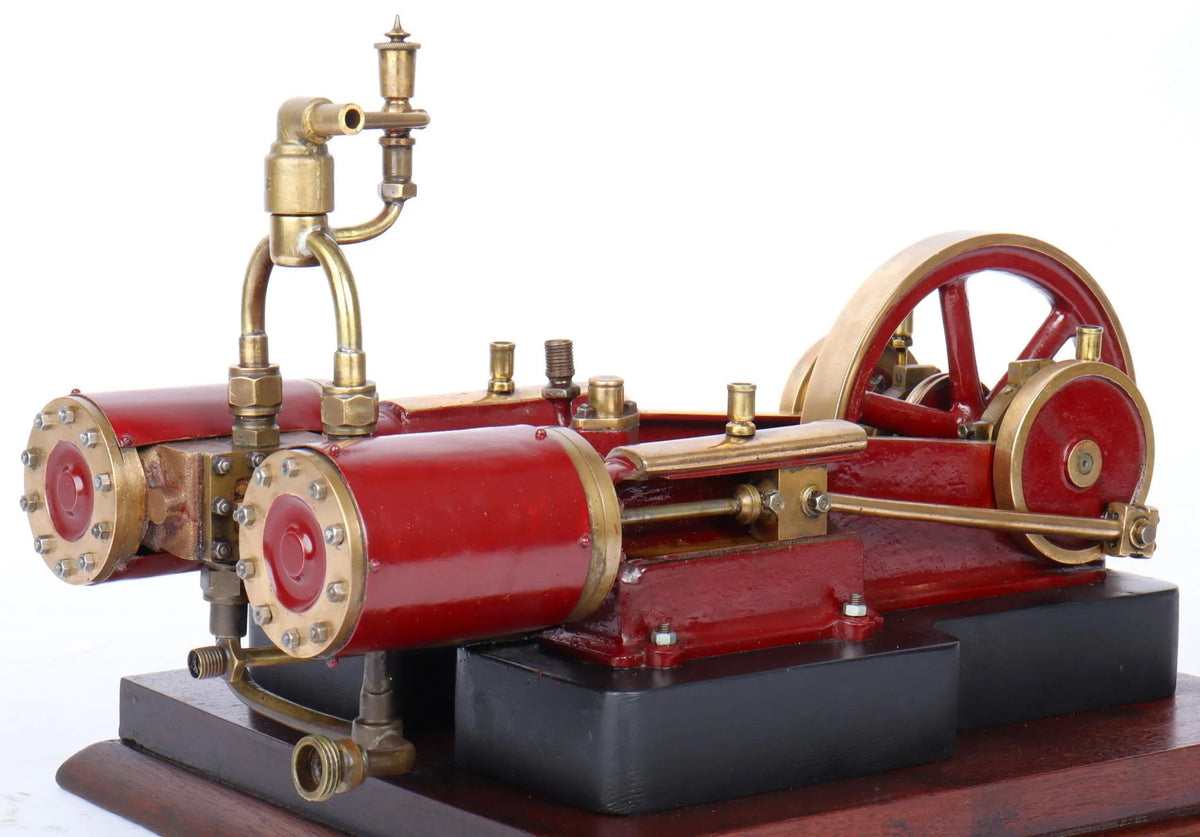 Vintage twin cylinder mill engine