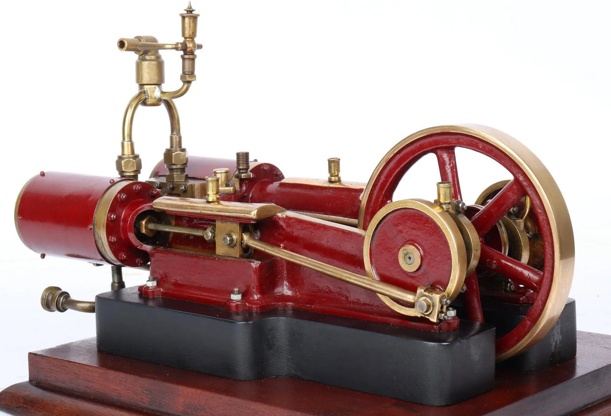 Vintage twin cylinder mill engine