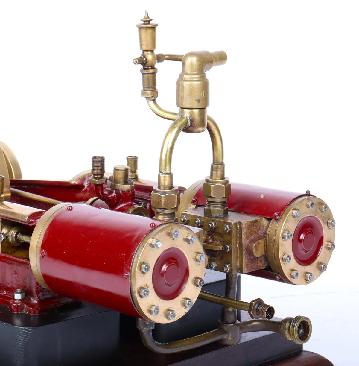 Vintage twin cylinder mill engine