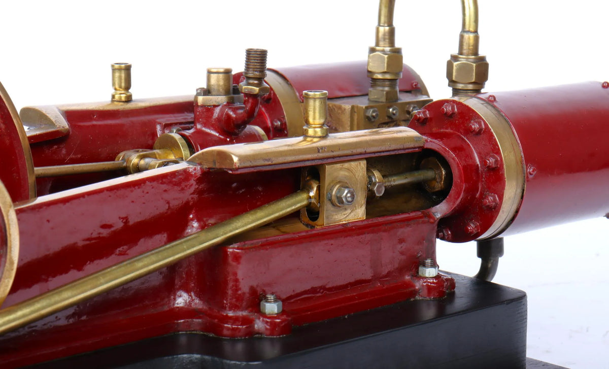 Vintage twin cylinder mill engine