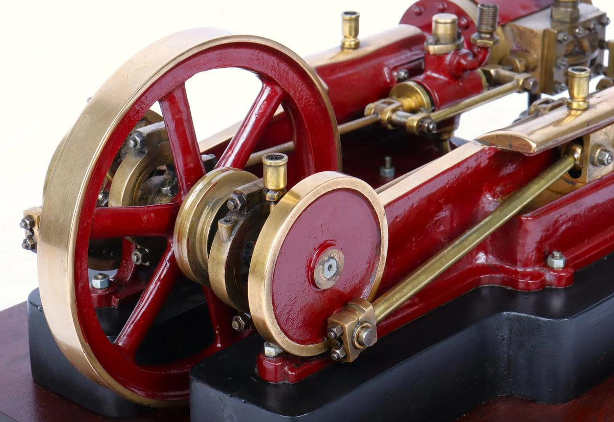 Vintage twin cylinder mill engine