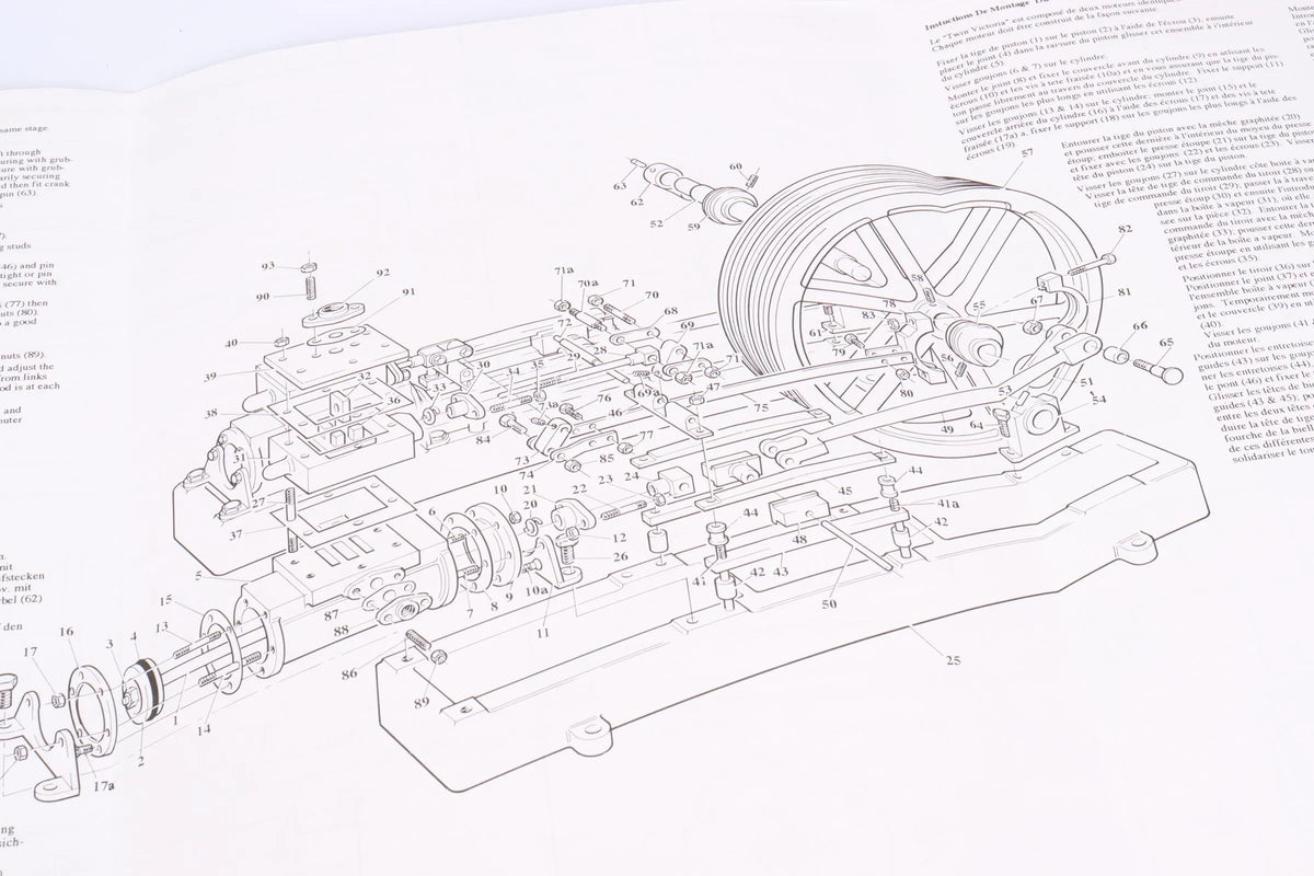 Twin Victoria mill engine with Meyer expansion gear
