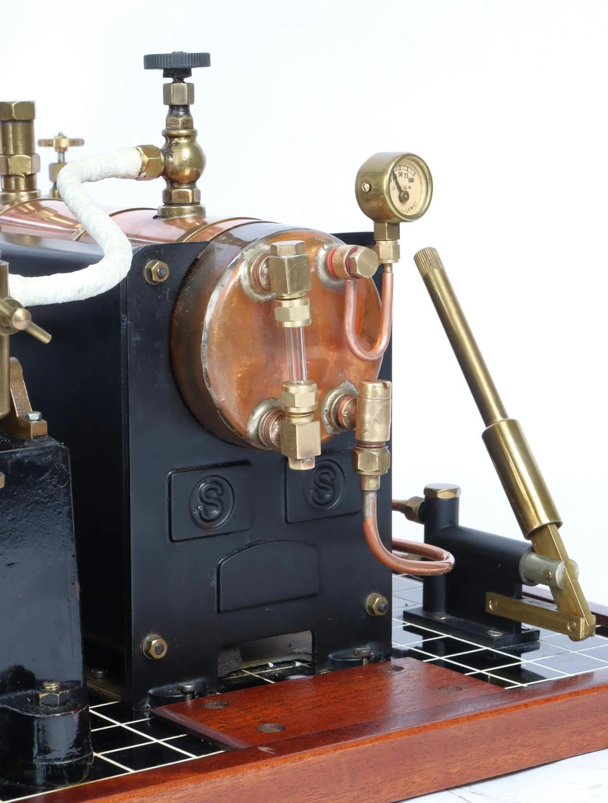 Stuart beam engine steam plant