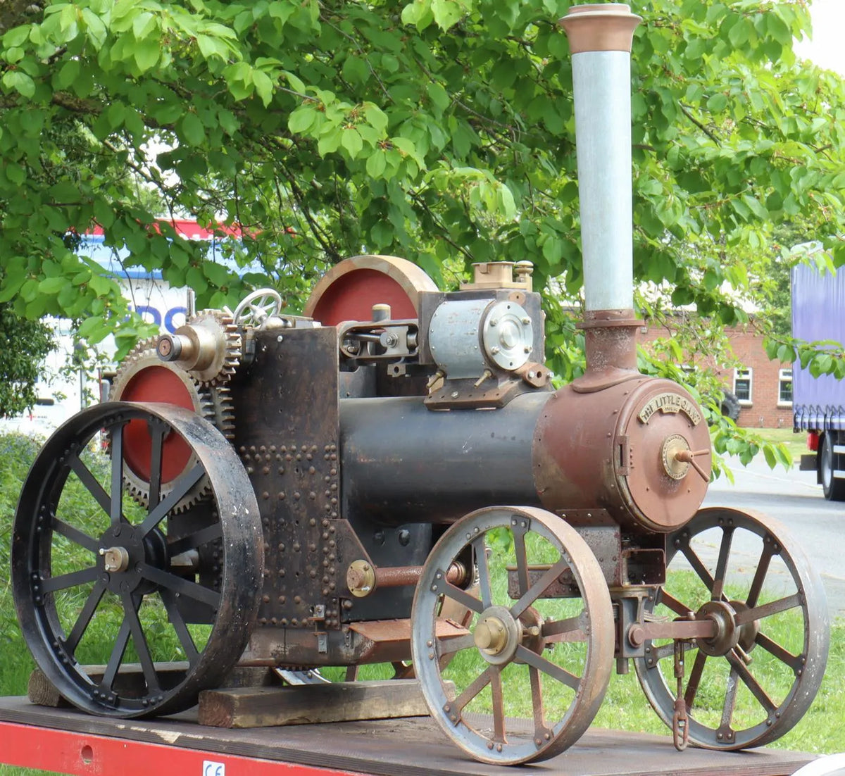 4 inch scale Tasker "Little Giant" steam tractor