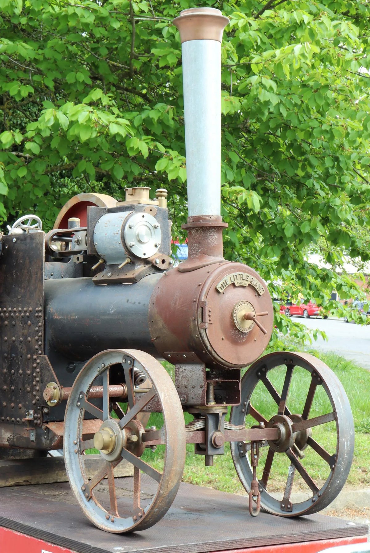 4 inch scale Tasker "Little Giant" steam tractor