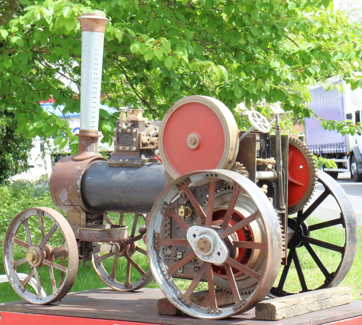 4 inch scale Tasker "Little Giant" steam tractor