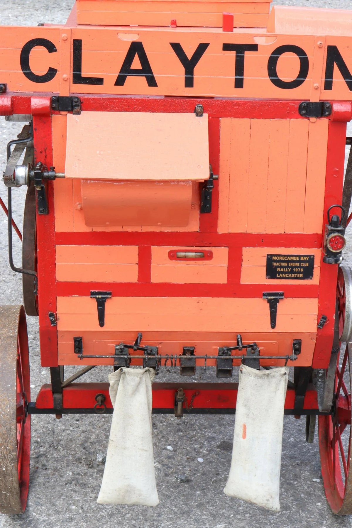 3 inch scale Clayton threshing drum