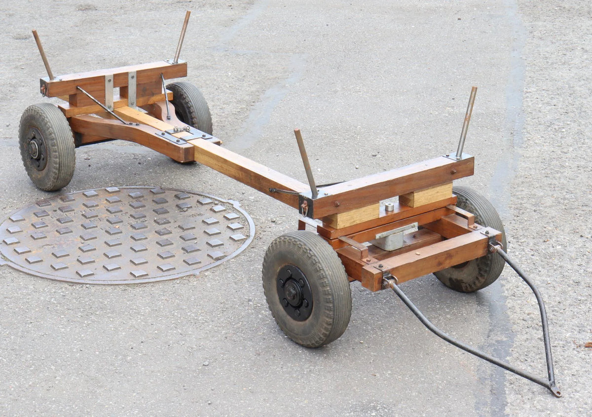 3 inch scale log trailer