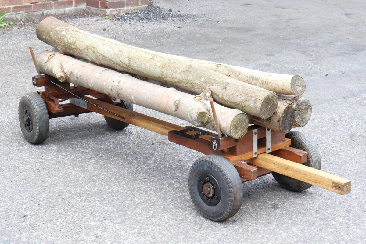 3 inch scale log trailer