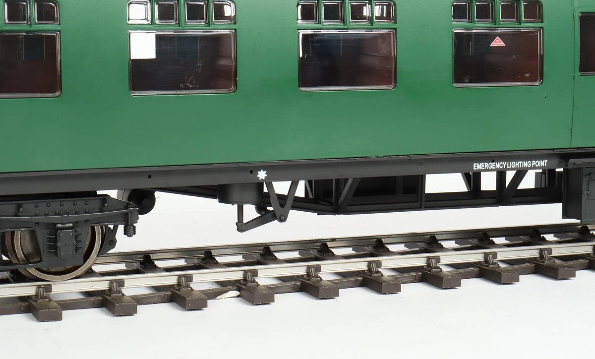Rake of 3 gauge 1 Accucraft BR Mk1 coaches