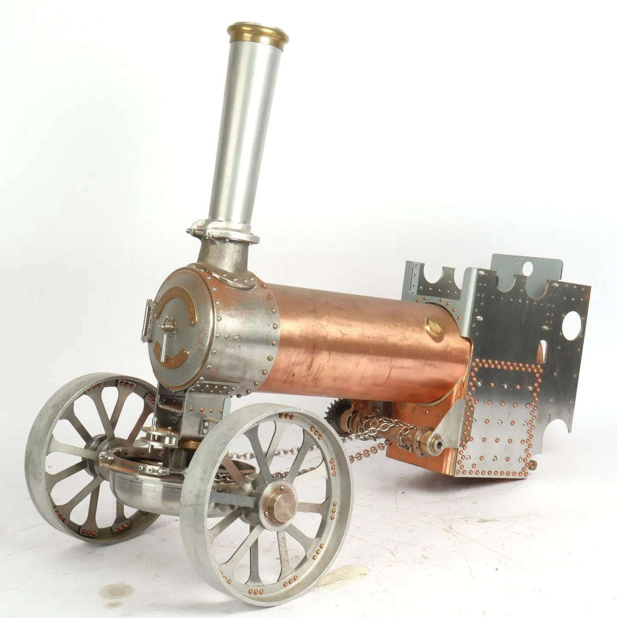 2 inch scale part-built Fowler A7 with commercial boiler